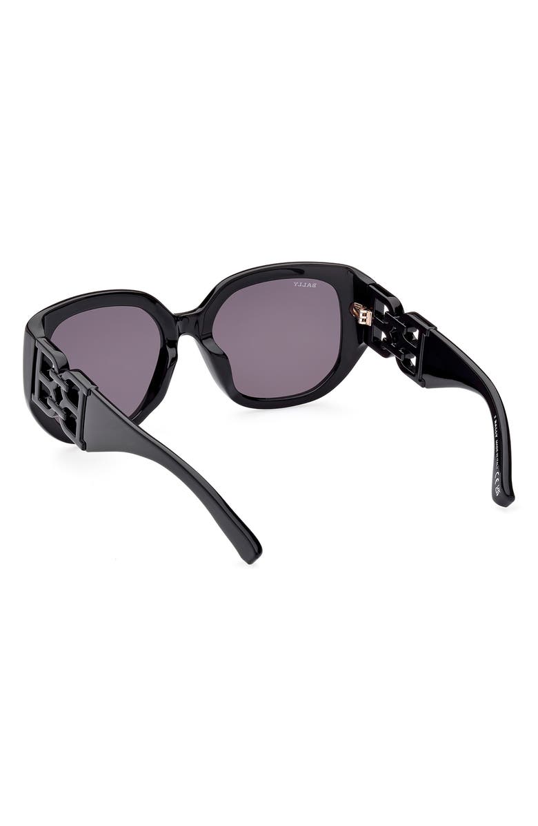 Bally 56mm Square Sunglasses, Alternate, color,