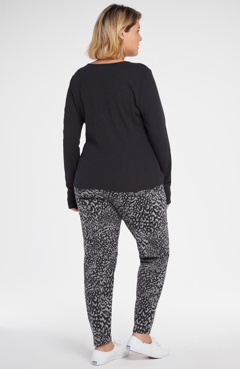 NYDJ Fitted Henley Thumbhole Top, Alternate, color, 