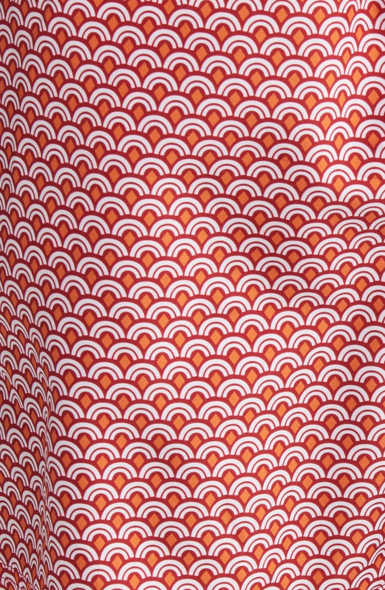 Original Penguin Geometric Print Swim Trunks, Alternate, color, 