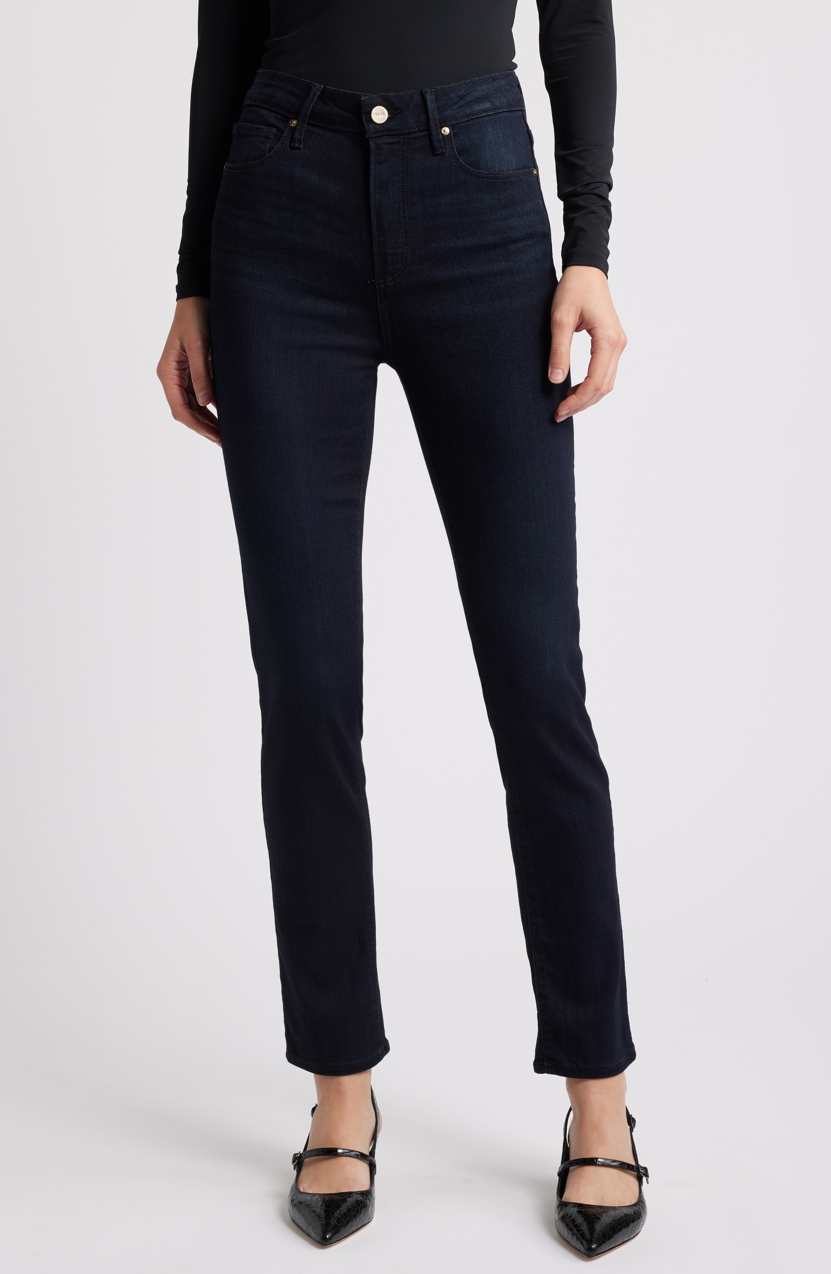 PAIGE Gemma High Waist Skinny Jeans
