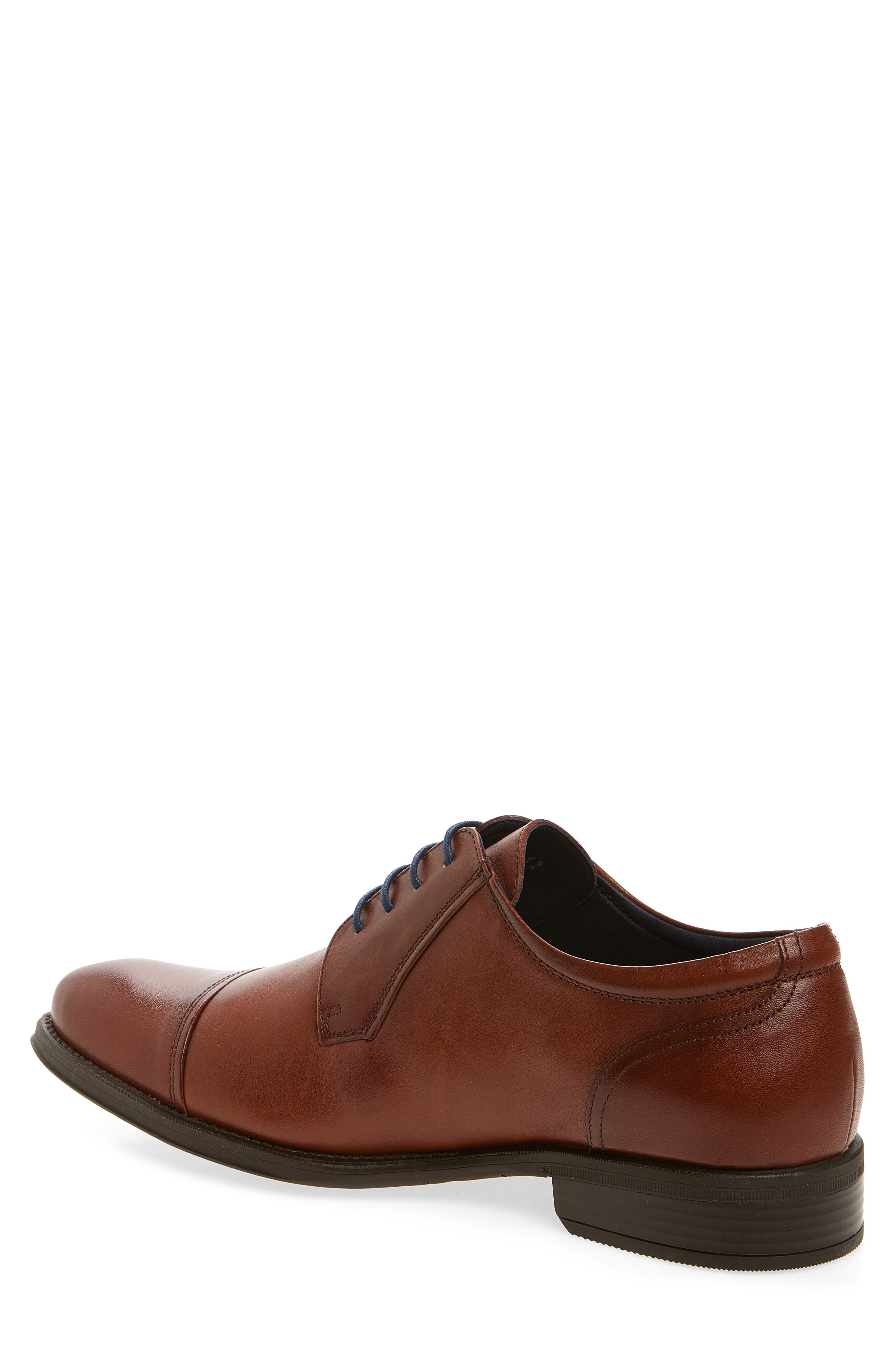Heracles Cap Toe Derby, Alternate, color, BROWN