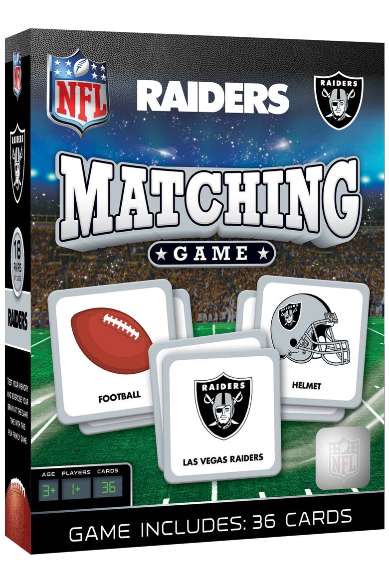 Las Vegas Raiders Matching Game, Main, color, Multicolor