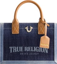 True Religion Modern Edge Denim Tote