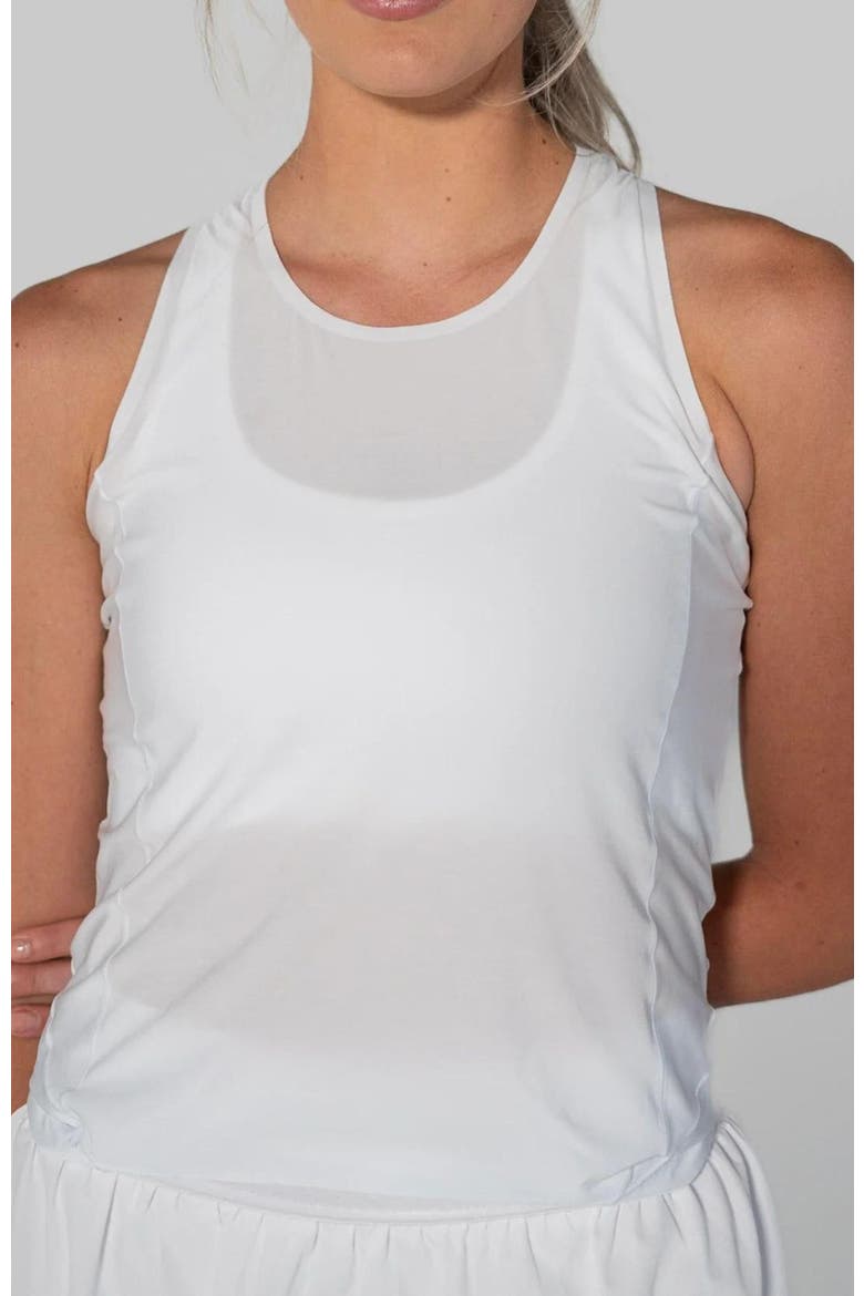 Bounce-It Pickleball Tank, Alternate, color, Club White