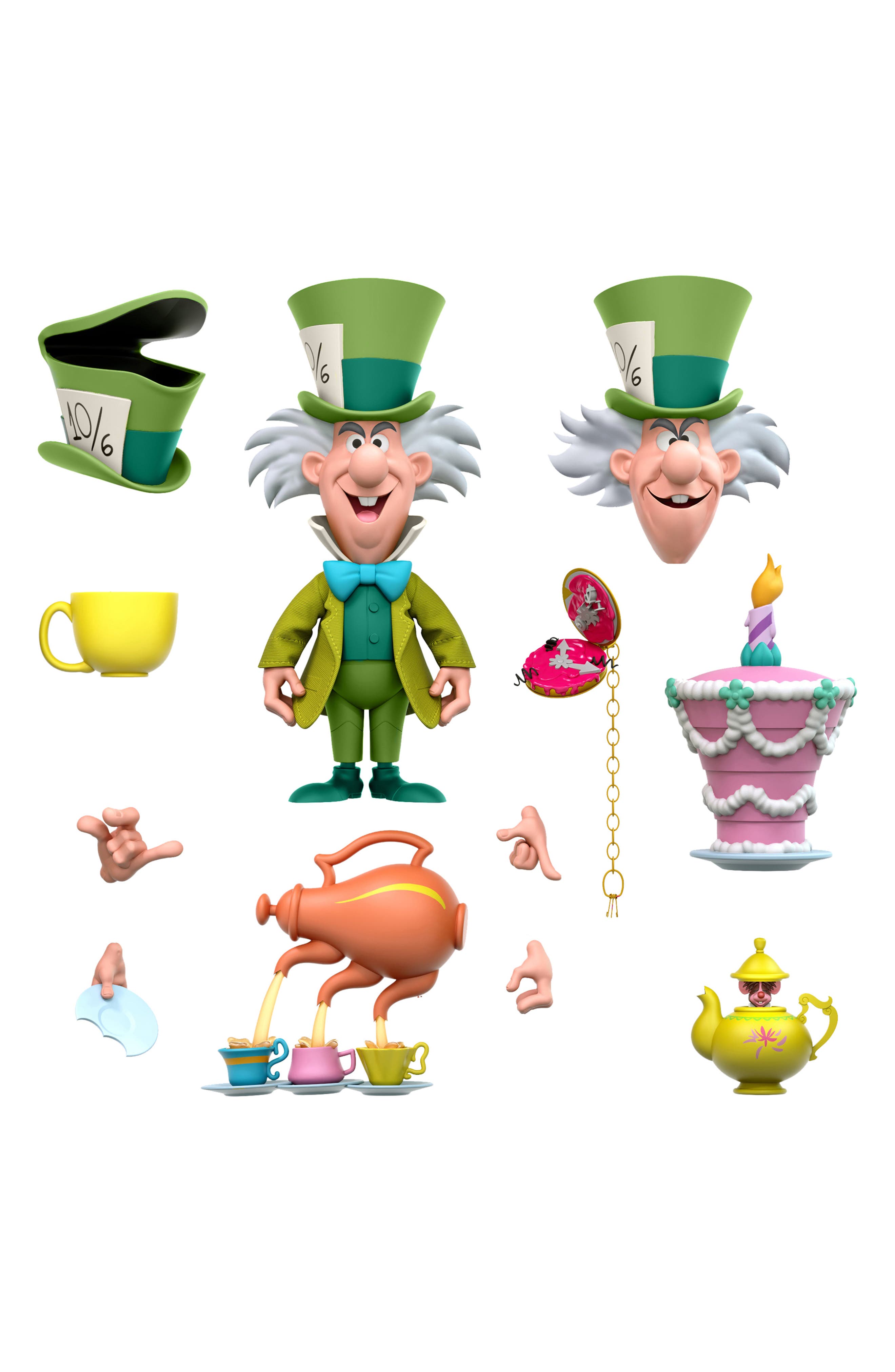 SUPER7 x Disney ULTIMATES! Wave 2 The Mad Hatter Articulated Action ...
