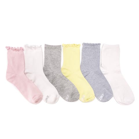 Whisper Soft Crew Socks 6 Pair Pack