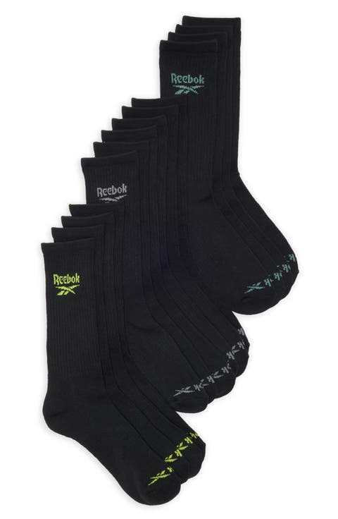 7-Pack Assorted Terry Crew Socks