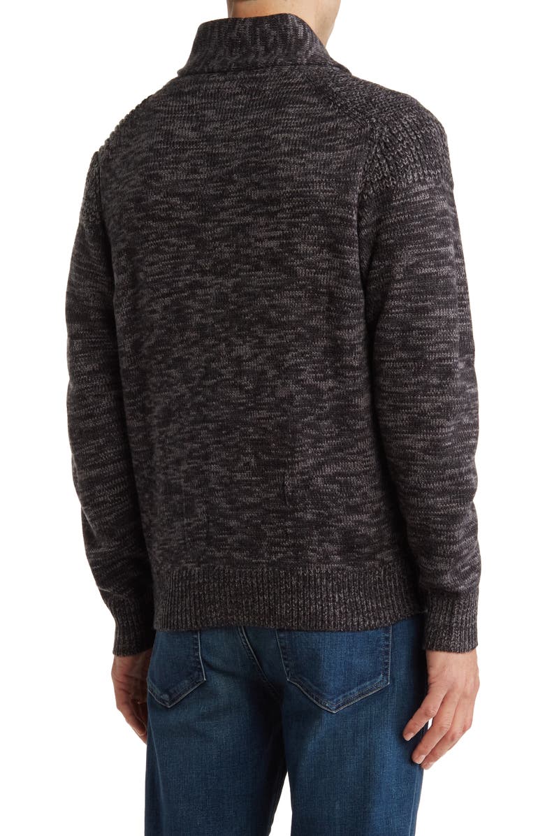 WEATHERPROOF VINTAGE Shawl Collar Button Front Sweater, Alternate, color, 