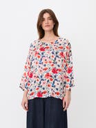 Masai Copenhagen Round-Neck Relaxed Tunic Blouse