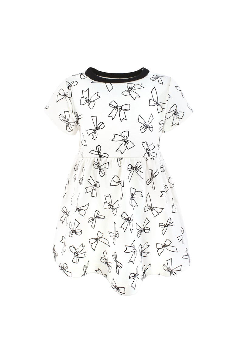 Hudson Baby 2Pk Baby Dress Set, Alternate, color, Bows And Leopard