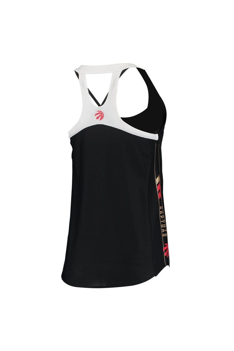 Women's Qore Black Toronto Raptors Dual Team Tank Top, Alternate, color, Black
