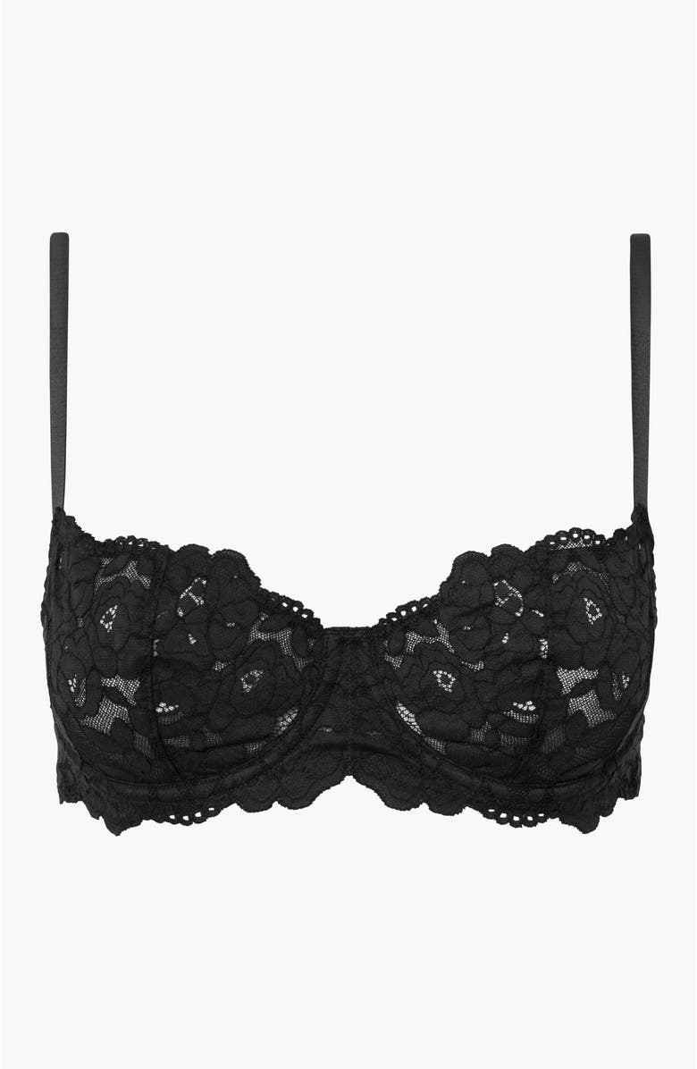 Cosabella Romanza Balconette Bra, Alternate, color, Black