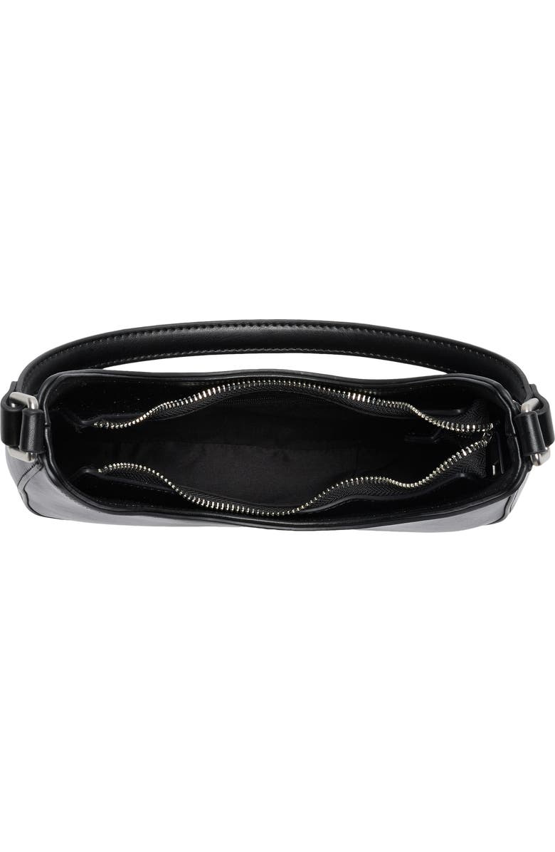 Collection XIIX Curved Shoulder Bag, Alternate, color, Black