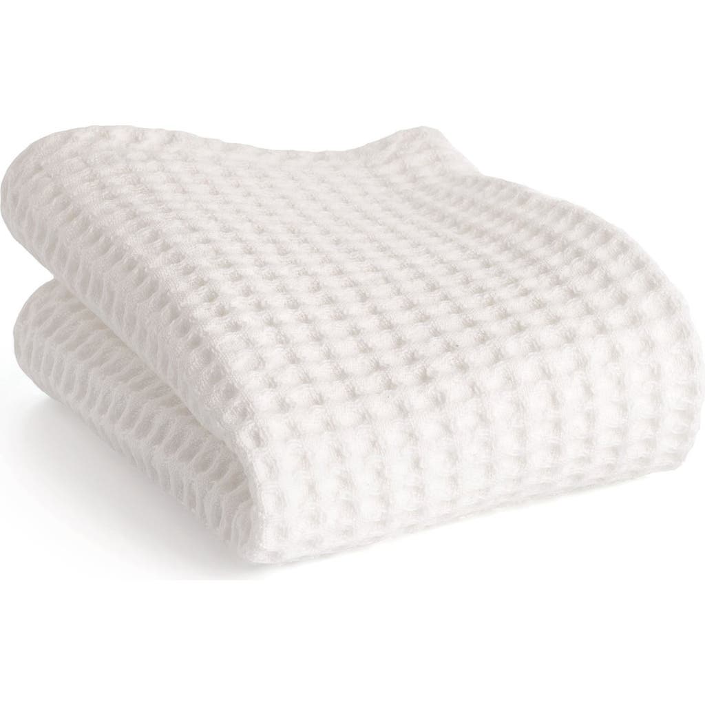 Mühle Waffle Pique' Shaving Towels, 2-pack In White