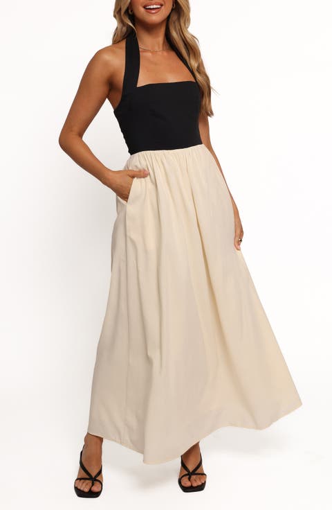 Jayden Halter Neck Maxi Dress