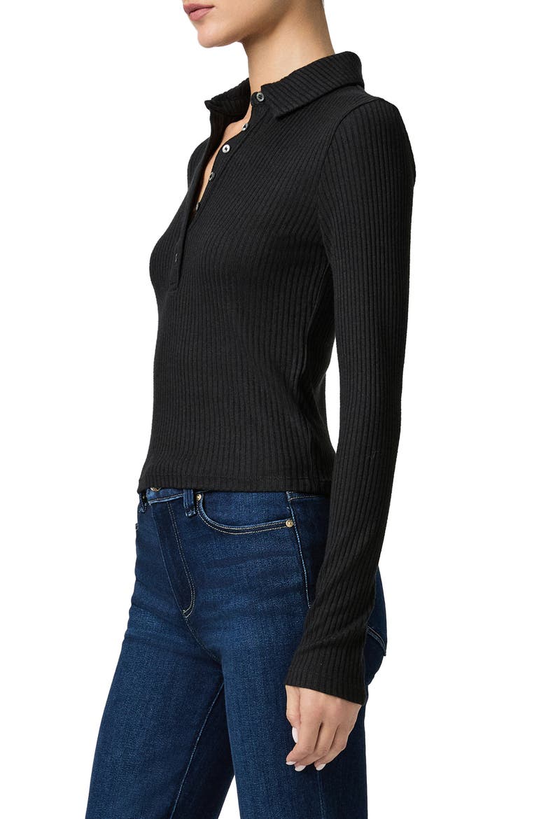 Eden Rib Top, Alternate, color, BLACK