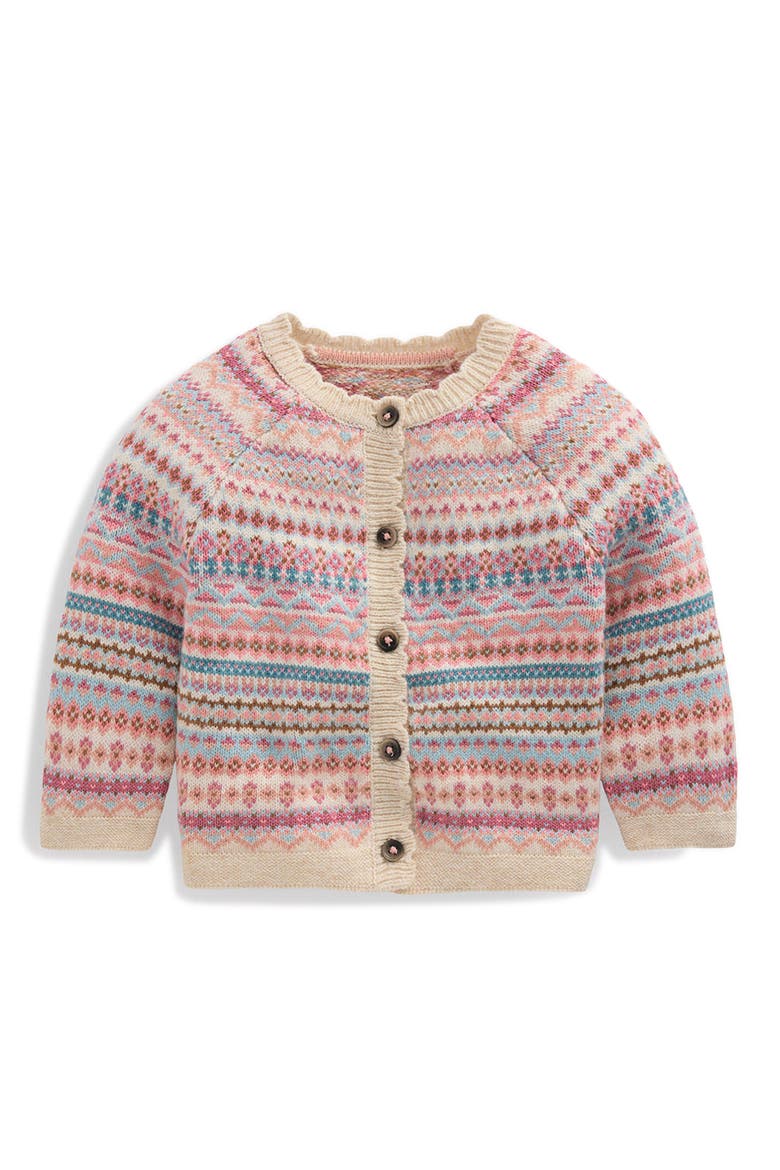 Fair Isle Cardigan, Main, color, SOFT MULTI FAIR ISLE