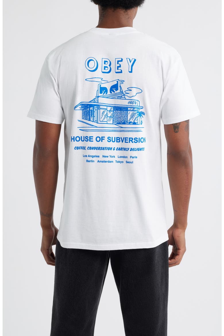 House of Subversion Graphic T-Shirt, Alternate, color, WHITE