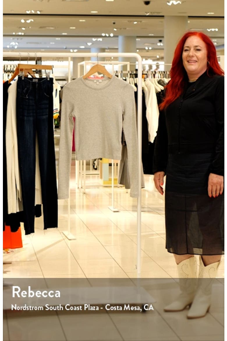 Alma Shrunken Long Sleeve Top video