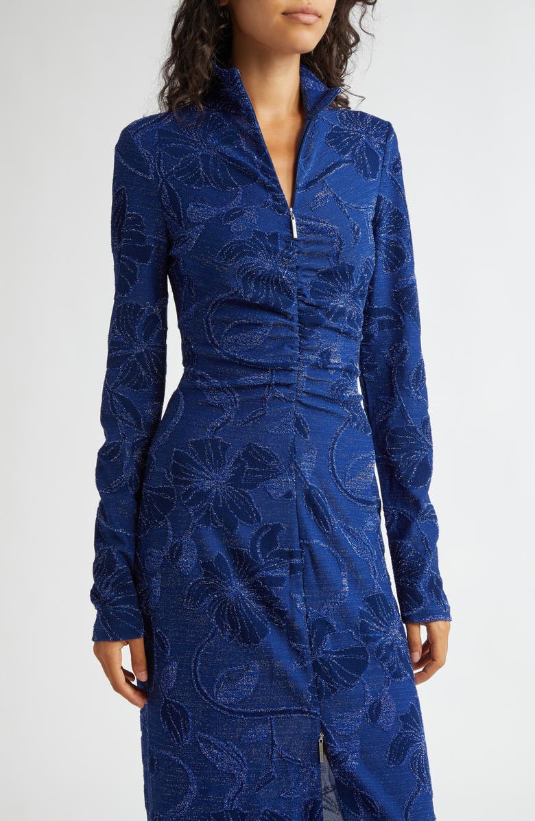 Stine Goya Floral Long Sleeve Midi Dress, Alternate, color, 