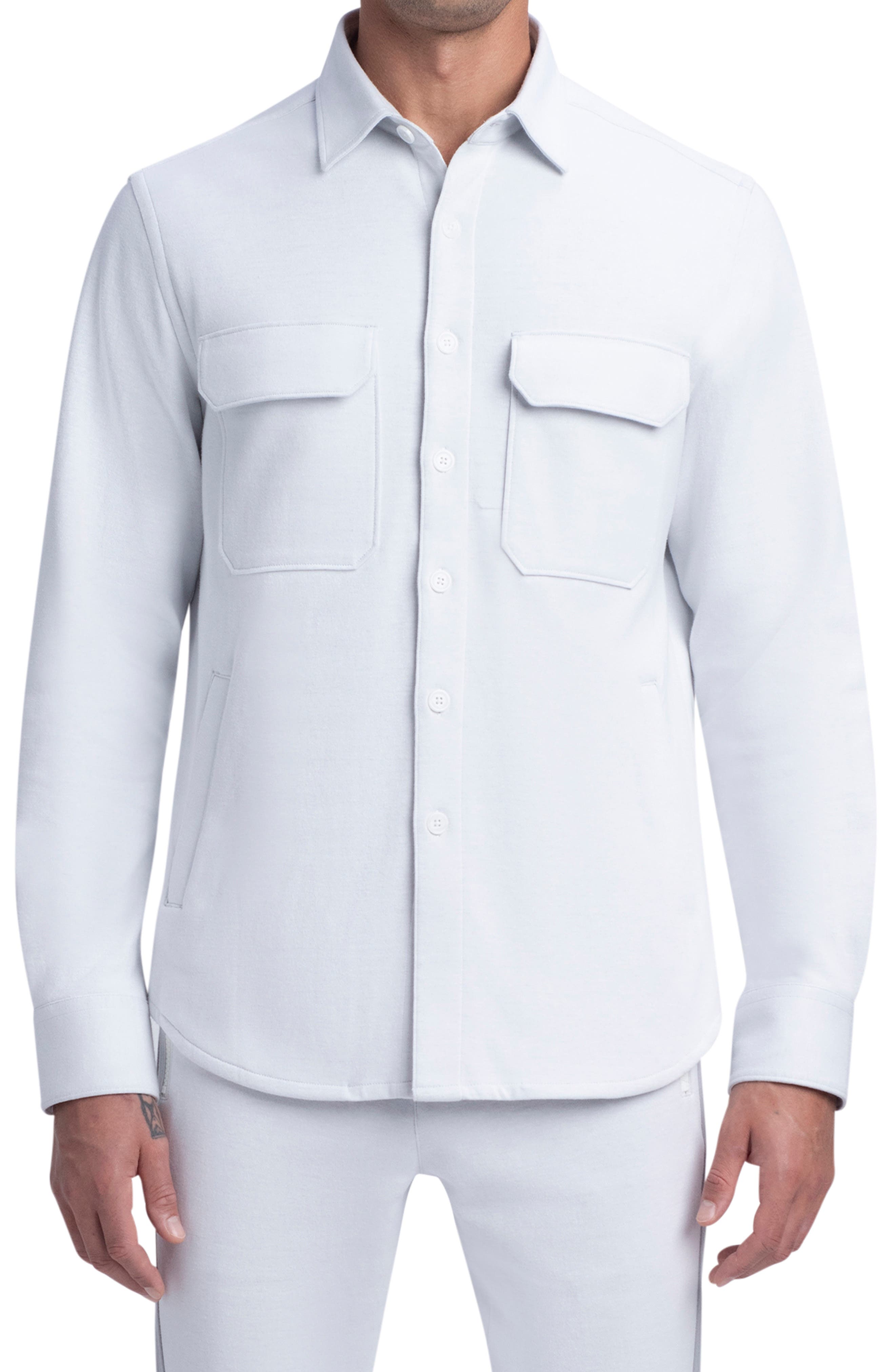 Comfort Stretch Shirt Jacket