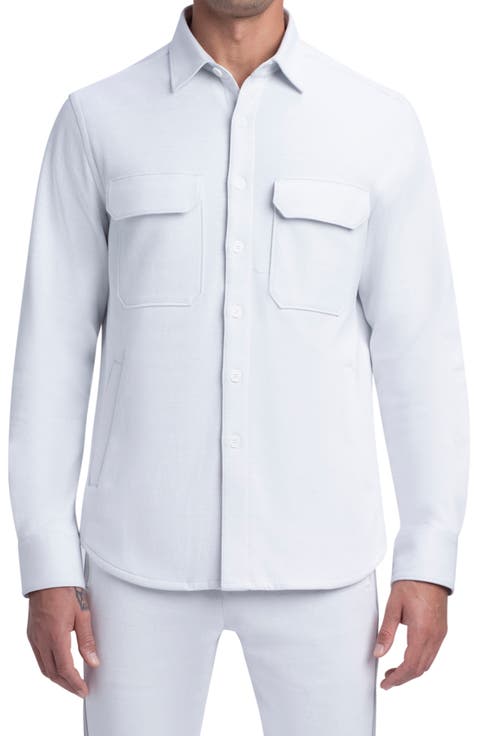 Comfort Stretch Shirt Jacket