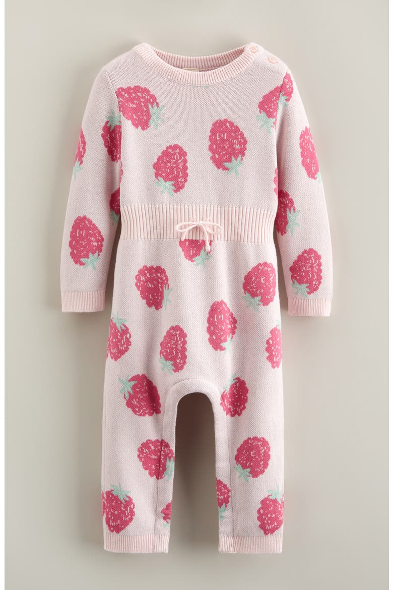 Cotton Sweater Romper, Main, color, PINK BALM BERRY TOSS