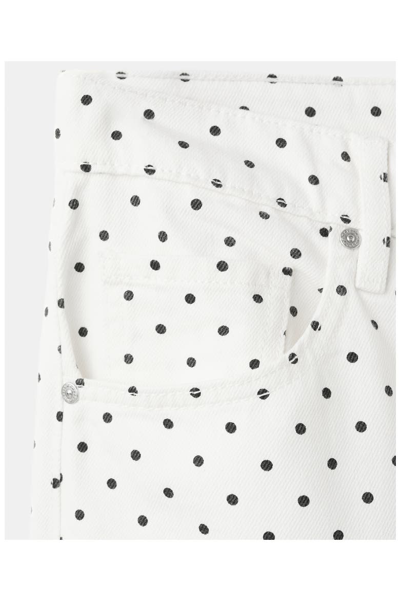 Dot Balloon Jeans, Alternate, color, WHITE