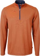 Cutter & Buck Virtue Micro Stripe Quarter Zip Pullover