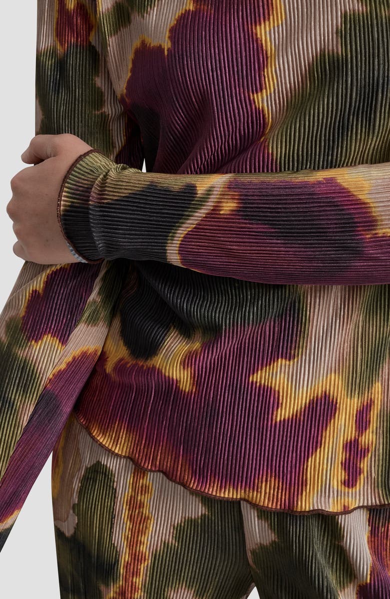 DKNY Plissé Top, Alternate, color, 