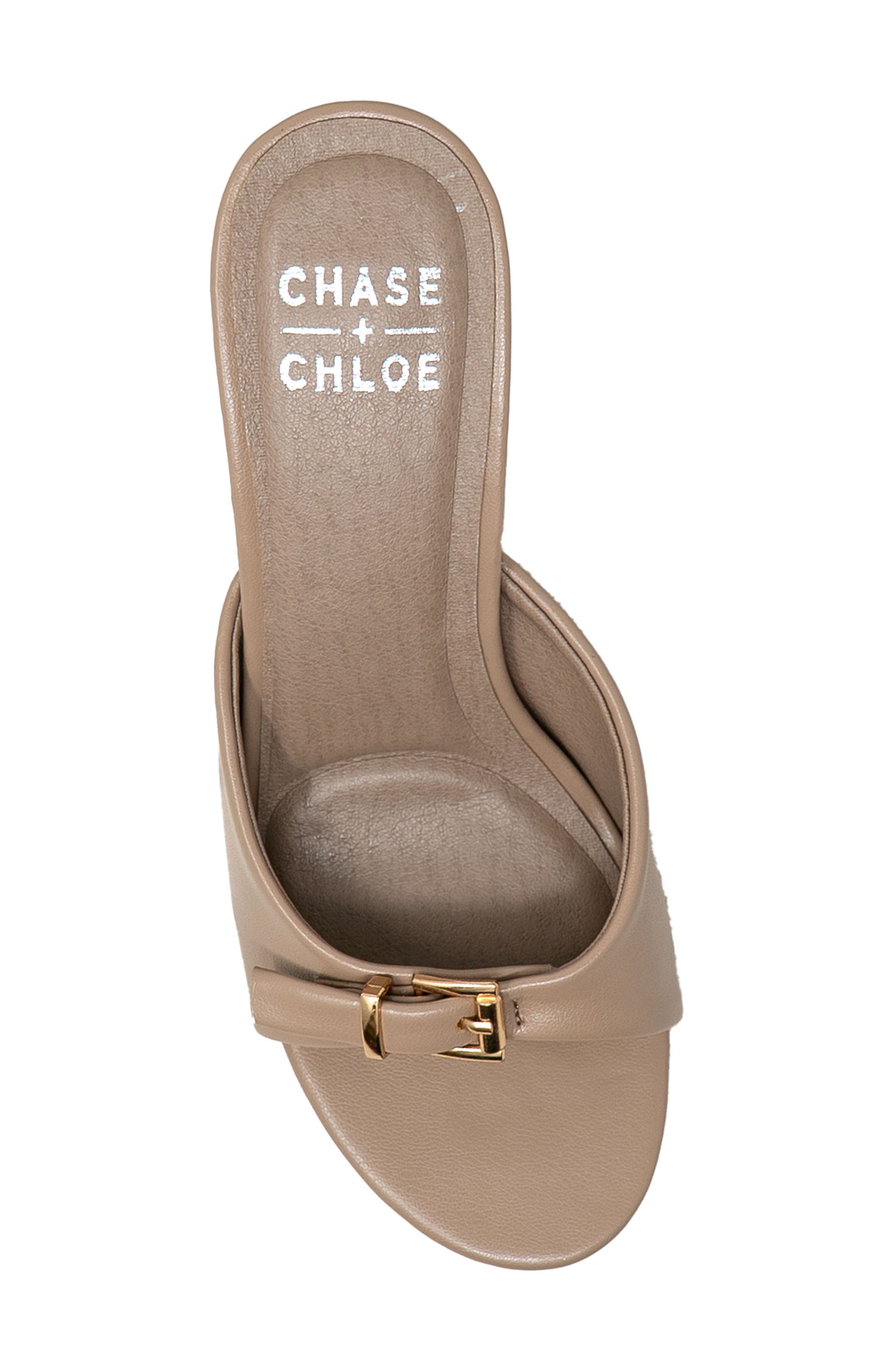 Iridessa Buckle Slide Sandal, Alternate, color, NUDE