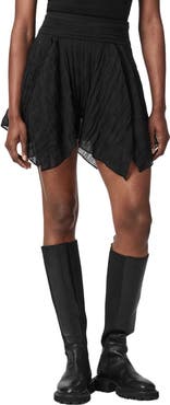 AllSaints Asal Asymmetric Miniskirt