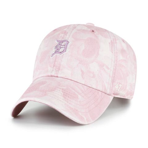 Women's '47 Pink Detroit Tigers Gardenia Clean Up Adjustable Hat