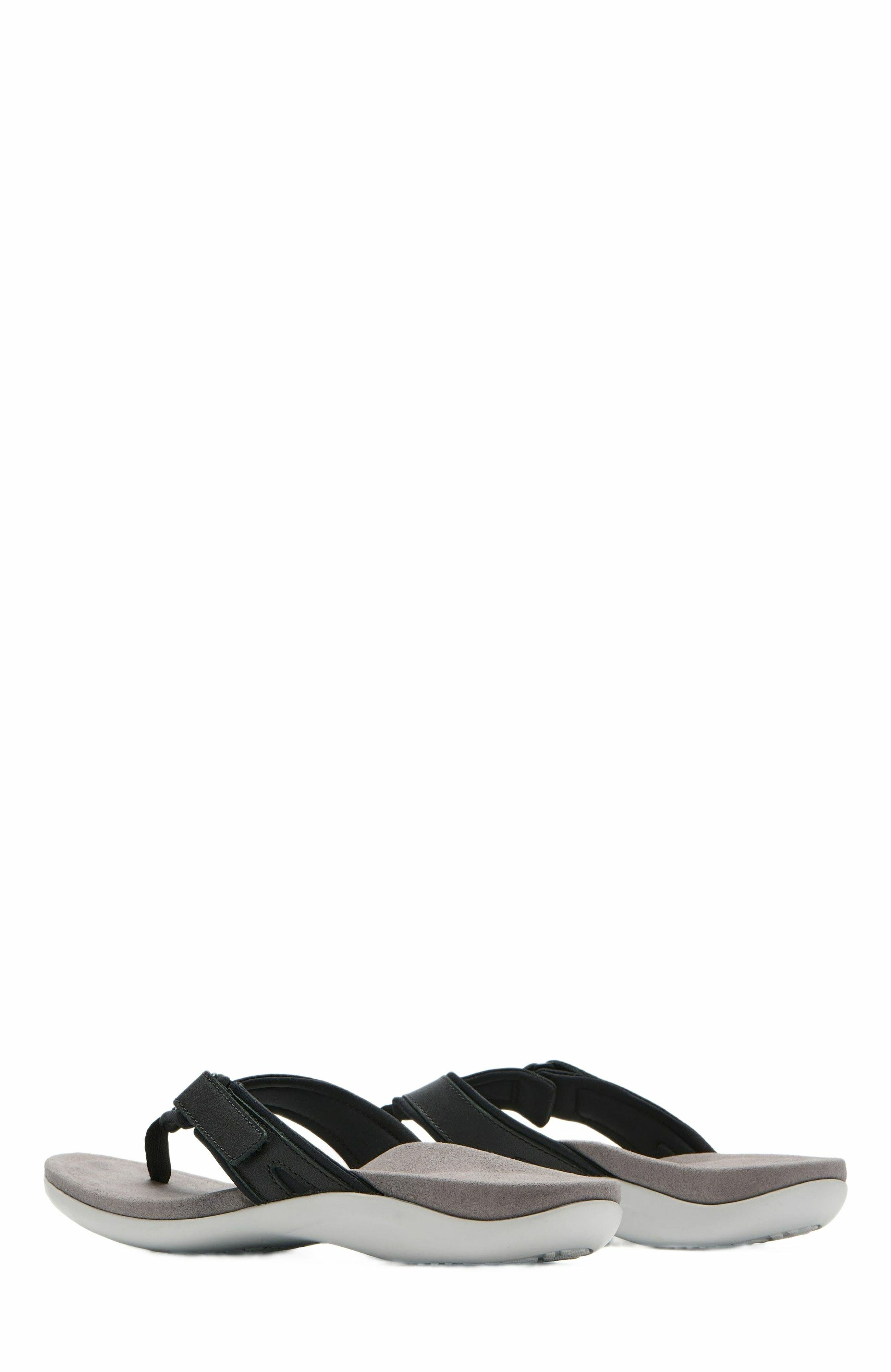ABEO Oasis Sport Flip Flop, Alternate, color, Black - Regular