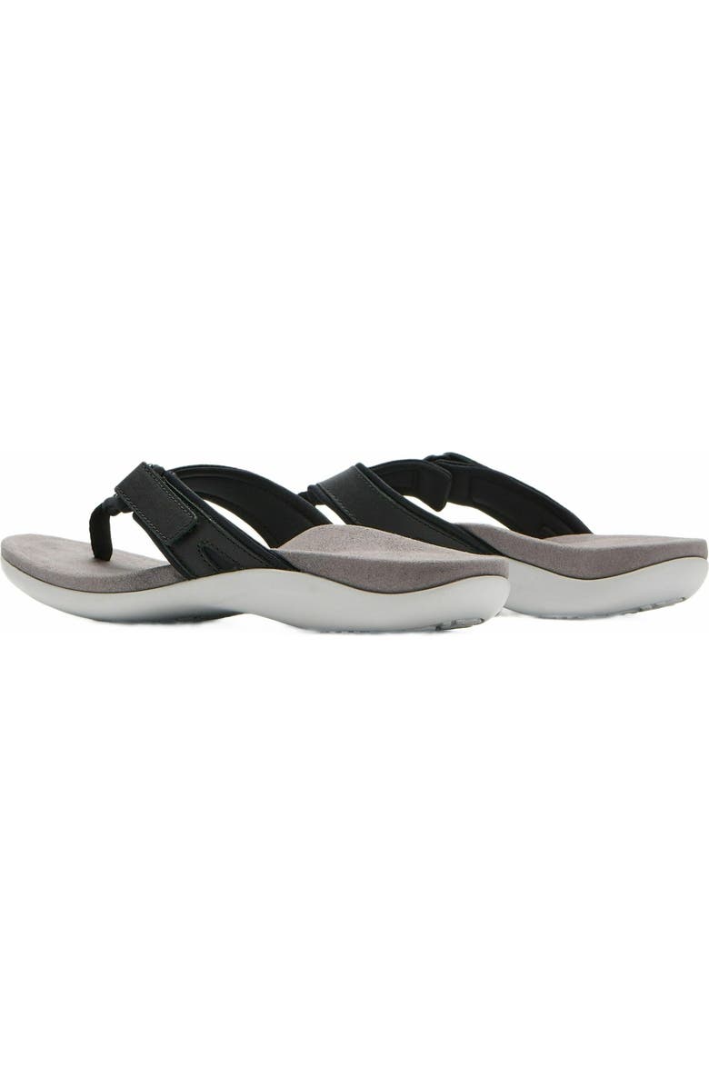 ABEO Oasis Sport Flip Flop, Alternate, color, Black - Regular