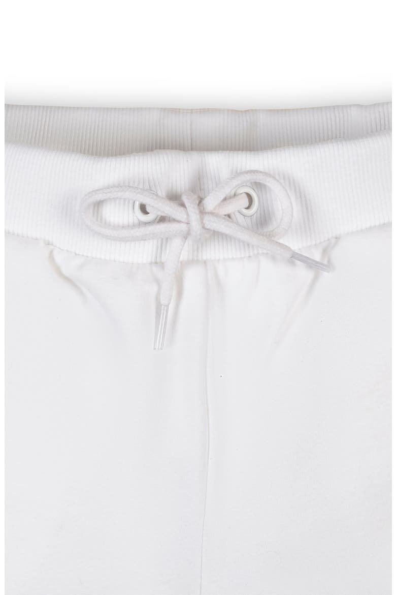 Kids' Organic French Terry Pull-On Short, Alternate, color, White and Green