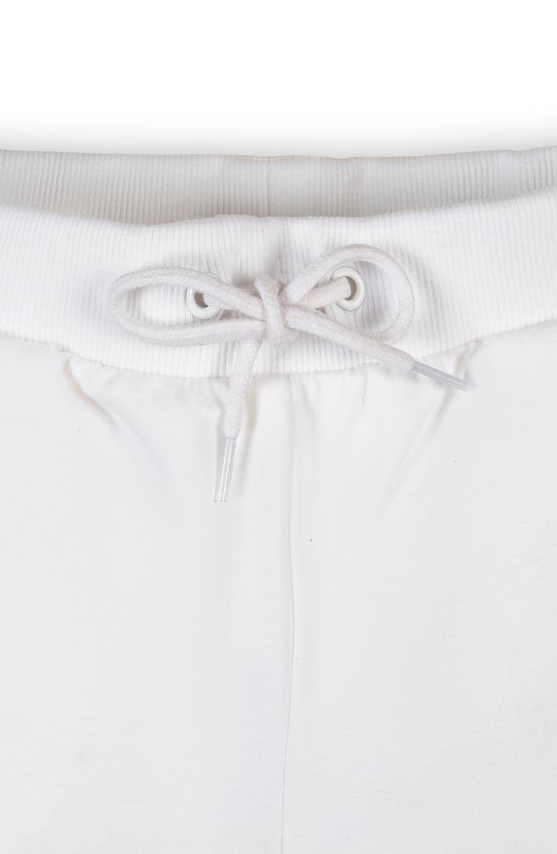 Hope & Henry Kids' Organic French Terry Pull-On Short, Alternate, color, White And Green