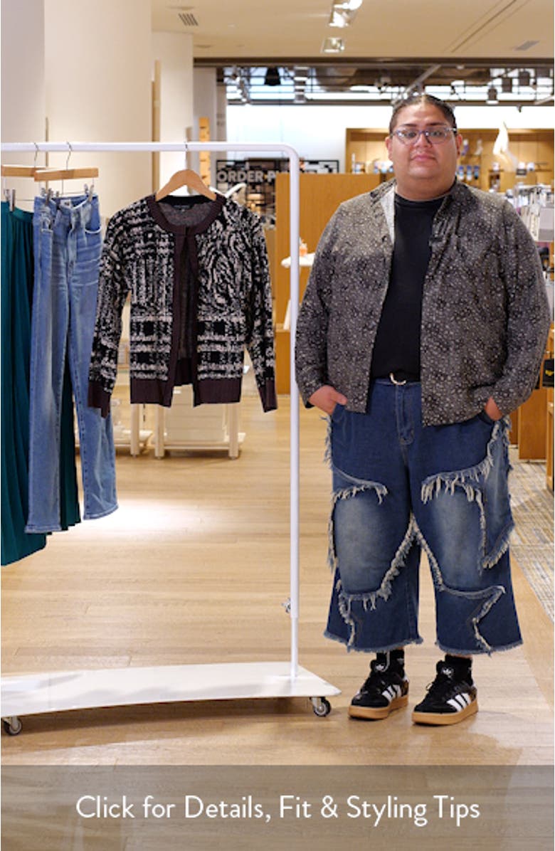 Contrast Trim Cozy Knit Cardigan, sales video thumbnail