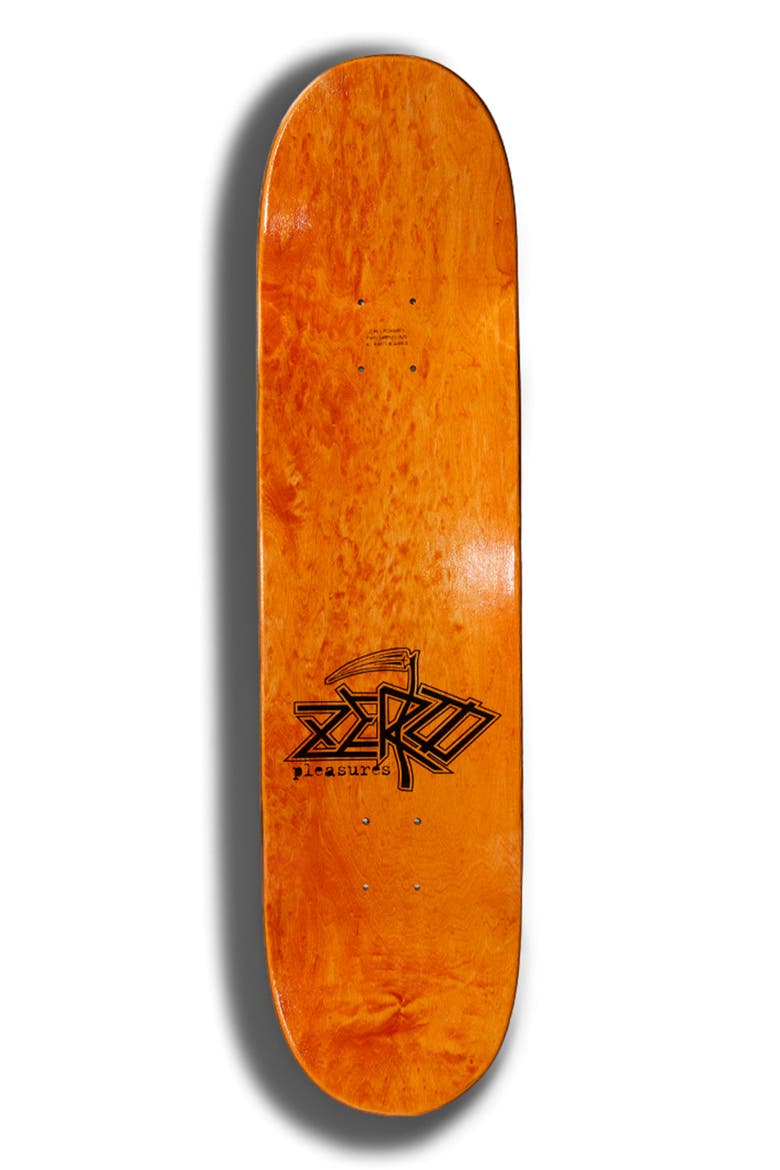 X Zero Skateboards Reaper Skate Deck, Alternate, color, SILVER