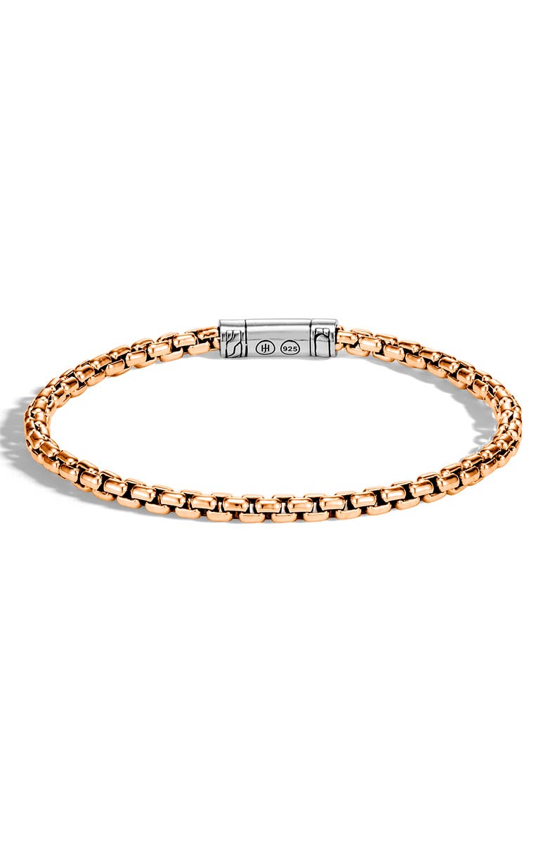 John Hardy Men's Classic Bronze Box Chain Bracelet | Nordstrom