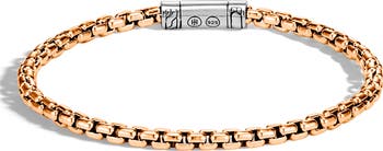 John Hardy Men's Classic Bronze Box Chain Bracelet | Nordstrom