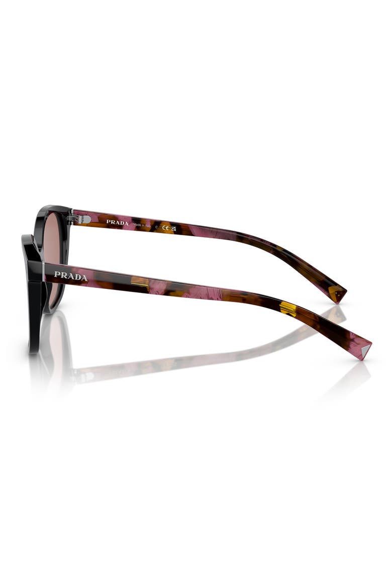 53mm Square Sunglasses, Alternate, color, LITE BROWN