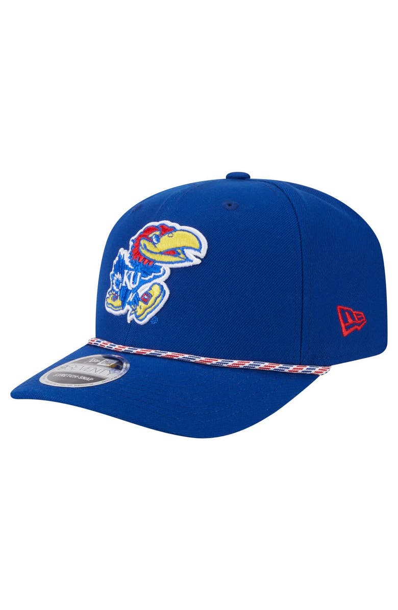 New Era Men's New Era Royal Kansas Jayhawks Game Day Multi-Rope 9SEVENTY Stretch-Snap Hat, Main, color, Royal
