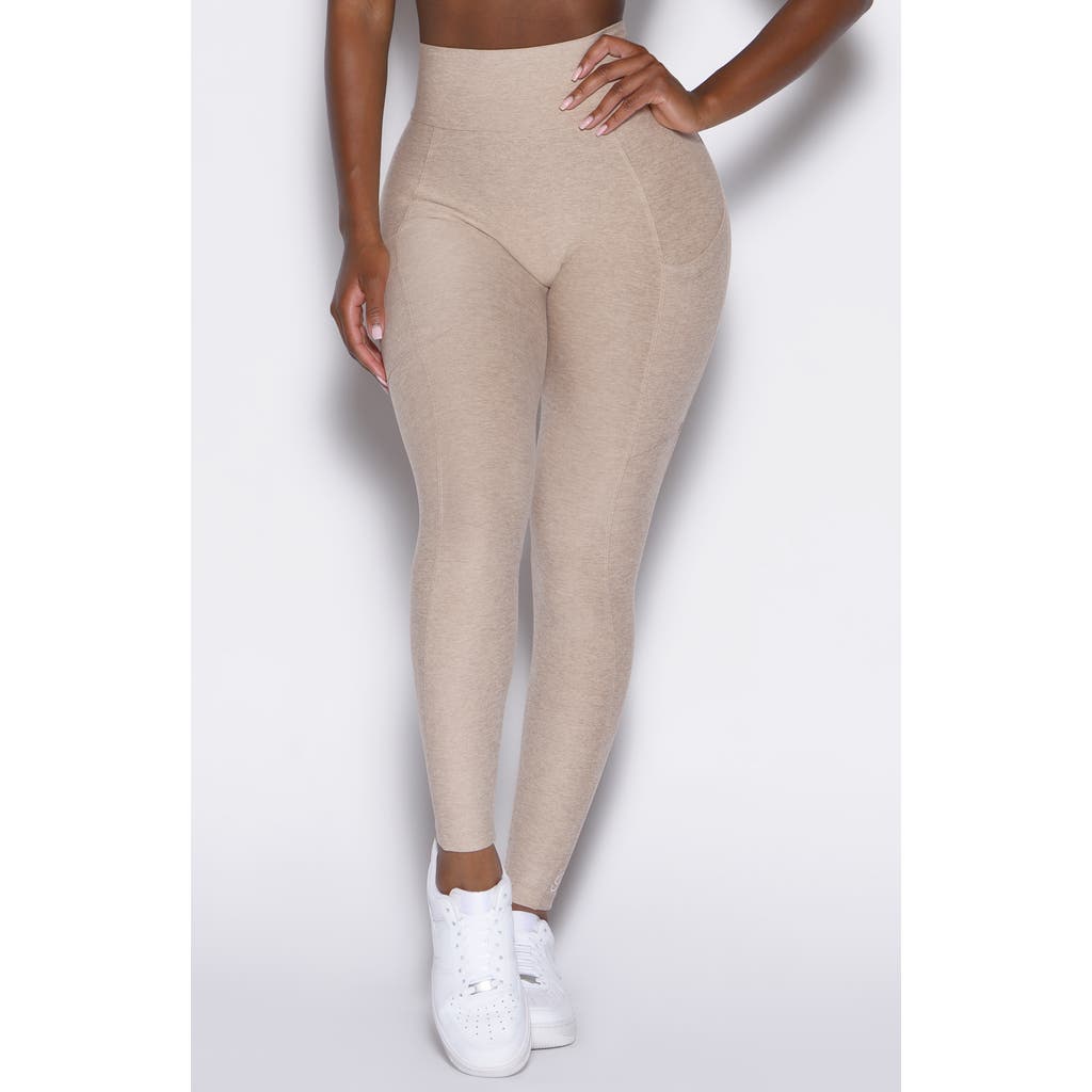 Bombshell Sportswear Curves Leggings In Neutral