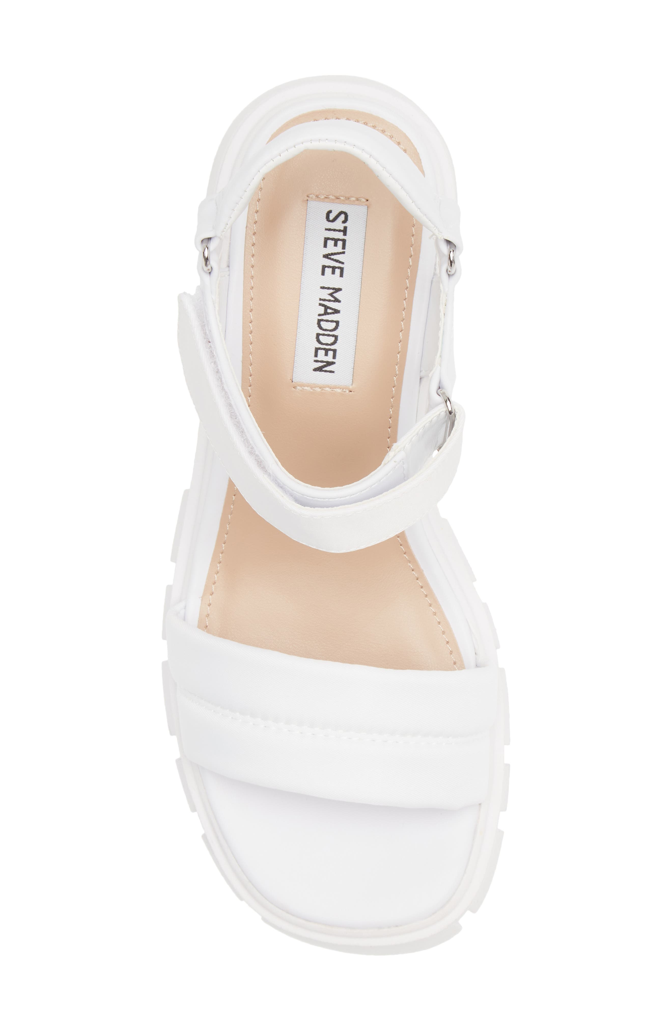 Louella Ankle Strap Sandal, Alternate, color, WHITE