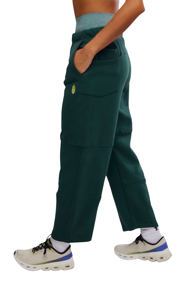 FP Movement Top Score Cotton Pants, Alternate, color, EVERGREEN