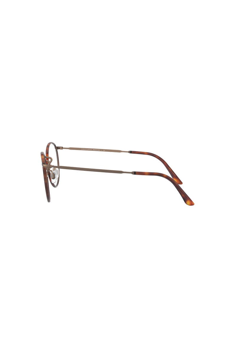 Giorgio Armani 49mm Round optical glasses, Alternate, color, Brown
