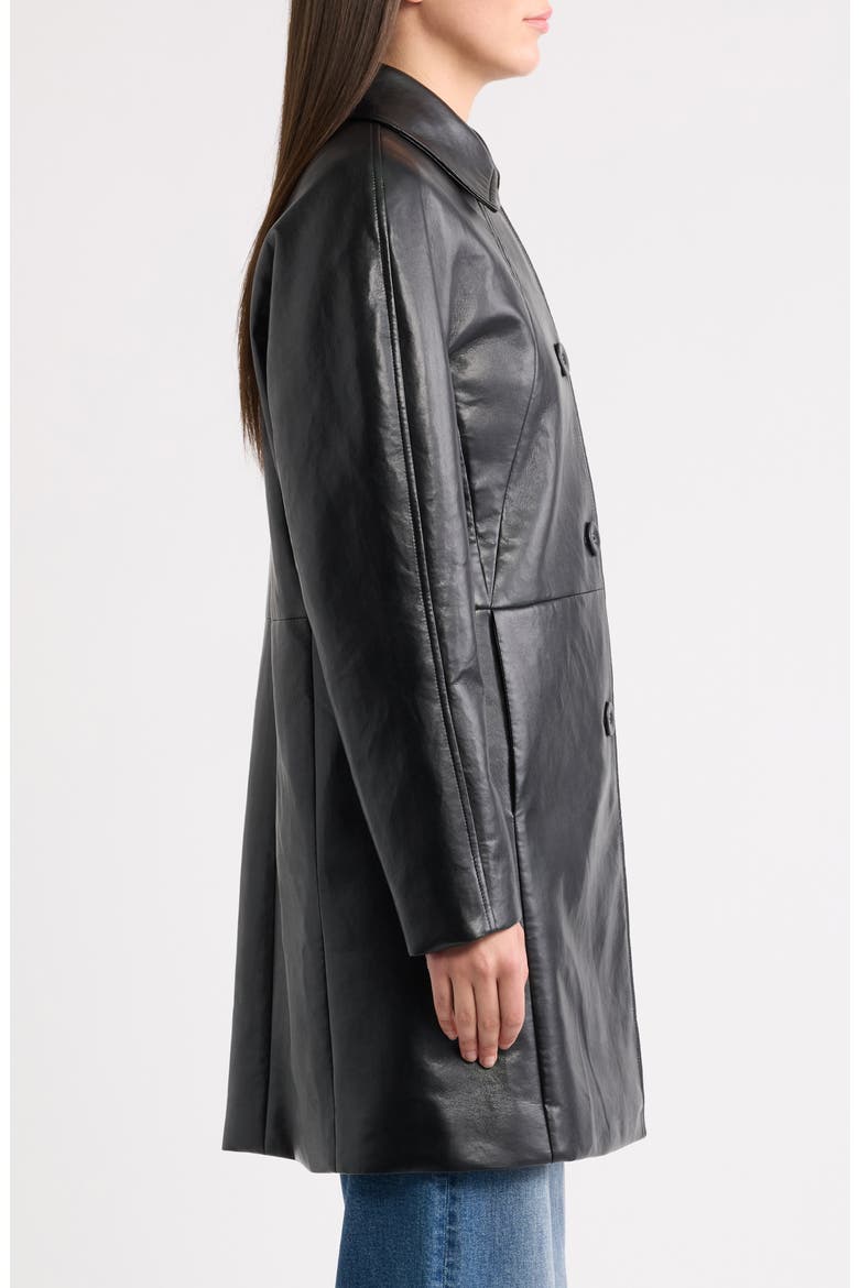 Recycled Leather Jacket, Alternate, color, BLACK