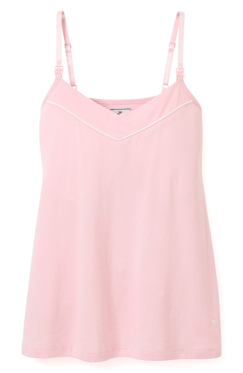 Petite Plume Luxe Pima Cotton Maternity/Nursing Camisole, Alternate, color, Pink