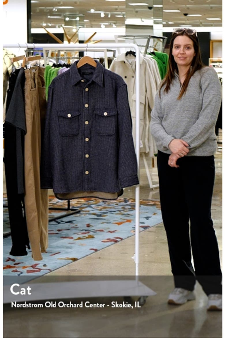 Richter Microcheck Patch Pocket Button-Up Shirt video